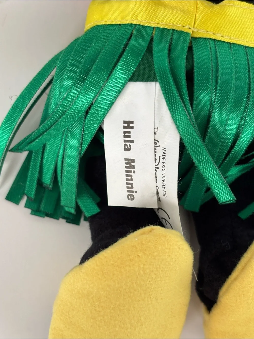 VTG Disney Store Hawaiian Hula Minnie Mouse Bean Bag Plush 8